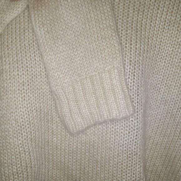 Wooden Ships Mohair Wool Blend Oversized Sweater-Size S/M-Boatneck-Dolman Sleeve - Picture 4 of 8